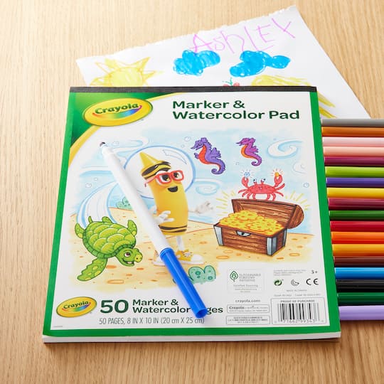Crayola® Marker & Watercolor Pad